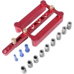 Kit de trou de poche de gabarit, guide de per�age de trou de cheville en bois avec guide de trou de cheville ...