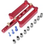 Kit de trou de poche de gabarit, guide de per�age de trou de cheville en bois avec guide de trou de cheville ...