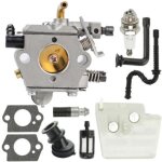 Kit de tube d'admission de filtre à air de carburateur adapté pour accessoire de pièce de tronçonneuse ... Kit de tube d'admission de filtre à air de carburateur adapté pour accessoire de pièce de tronçonneuse ...