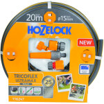 Kit tuyau d'arrosage hozelock batterie tricoflex ultramax - anti torsion diam 15mm longueur 20m + raccord ...