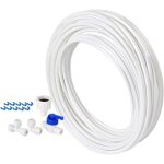 Kit de tuyau pour rfrigrateur portable, pour machine  glaons et purificateur d'eau, 10 m, blanc