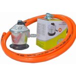 Kit tuyau, r�gulateur de butane et colliers de serrage - 2 m�tres