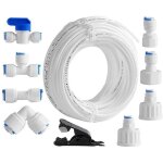 Kit de tuyauterie d'eau pour r�frig�rateur, kit de raccordement et d'installation pour machine � gla�ons ...