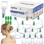 Kit de ventouses sous vide 12 ventouses sans feu avec pompe