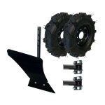 Kit versoir motobineuse roues pneumatiques 400 x 8