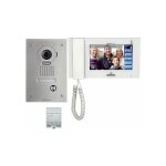 Kit vid�o couleur antivandale avec zoom & m�moire, platine encastr�e - aiphone -