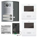 Kit vidéophone deux écrans elvox 2 fils avec tab 4, 3 mains libres 7558 / e2 Kit vidéophone deux écrans elvox 2 fils avec tab 4, 3 mains libres 7558 / e2