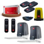 Kit virgo smart bt b20 automatisme portail 2 battants bft 24 v + accessoires supplementaires bft
