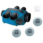 Nather - kit vmc simple flux hygroreglable + bouton poussoir - infinity t3 - t7 + piles 549359bp