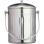 Kitchen craft - bac  compost en acier inoxydable (5 l)