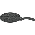 Kitchen fun - poele a blinis smiley 27cm fonte alu