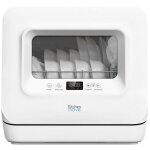 Kitchen move - lave - vaisselle compact 3 couverts avec r�servoir d'eau pose - libre blanc bat - wqp4 ...