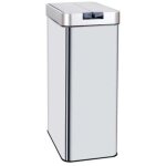 Kitchen move - poubelle de cuisine automatique silverlake argent acier inoxydable 70 l