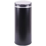 Kitchen move - poubelle de cuisine automatique soho noir acier inoxydable 42 l