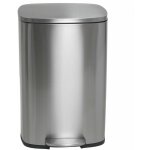 Kitchen move - poubelle de cuisine  pdale admiral argent acier inoxydable 50 l