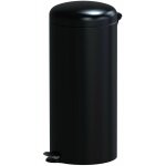 Kitchen move - poubelle de cuisine � p�dale urban noir acier inoxydable 30 l