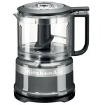 Kitchenaid mini - hachoir 0, 8 l gris argent - 5kfc3516ecu