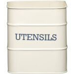 Kitchencraft living nostalgia porte - ustensiles de cuisine en mtal, 15 x 16 cm - crme antique