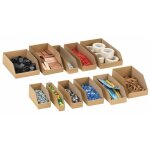 Kke - bac � bec carton 400 x 100 x 110 mm - colis 50 bacs