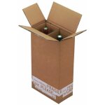 Kke - caisse renforc�e pour 2 bouteilles de vin 220 x 115 x 395mm - colis 10 caisses
