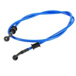Kkmoon - flexible de frein motocyclette tressé acier inoxydable - longueur 600mm (bleu) - haute pression ... Kkmoon - flexible de frein motocyclette tressé acier inoxydable - longueur 600mm (bleu) - haute pression ...