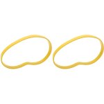 Kkmoon - 2 pices courroies de scie  ruban jaunes 203mm (8') - anti - drapantes & rduction de bruit ...