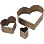 3pcs diy cuir craft cutter set mode de moule à couteau modèle de coup de poing (heart) 3pcs diy cuir craft cutter set mode de moule à couteau modèle de coup de poing (heart)