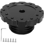 Kkmoon - adaptateur de volant noir pour thrustmaster t300 / t500 - pcd 73mm - prcision professionnelle ...