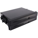 Bote de rangement multifonction pour voiture - double tage avec porte - gobelet et compartiment radio ...