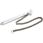 Clé à chaîne réversible 9 pouces (23 cm) - pour filtres à huile et tuyauterie - serrage réglable et robust ... Clé à chaîne réversible 9 pouces (23 cm) - pour filtres à huile et tuyauterie - serrage réglable et robust ...