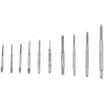 Kkmoon - jeu de 10 tarauds droits miniatures m1  m3, 5 - pour filetage prcis sur mtaux tendres - acier ...