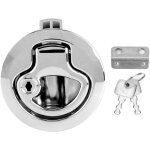 Kkmoon - serrure anti - corrosion pour hublot de bateau / camping - car - verrou scurit avec 2 cls ...