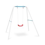 Klarfit - miri balanoire enfant de jardin, armature, cordes et assisebleue