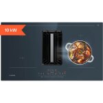 Klarstein airjet 90 plaque induction avec hotte intgre - a + + nergie, 750 m / h, 10000 w boost, ...