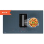 Klarstein airjet flexpro plaque  induction avec hotte intgre - cee a + + , dbit 750 m / h, 14 kw, ...