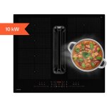 Klarstein - airjet flexpro table  induction avec hotte intgre - cee a + , 600 m / h, 14 kw, 4 zones, ...