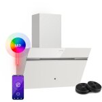 Klarstein alina hotte aspirante - 60 cm hotte dcorative, 520 m / h, boost, classe a + + , led, 52 db, ...