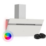 Klarstein - alina hotte aspirante - 90 cm hotte dcorative, 615 m / h, classe a, clairage led, 54 db, ...