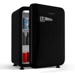 Klarstein audrey evo 68l mini frigo - design rétro, silencieux 40 db, thermostat mécanique, porte réversible, ... Klarstein audrey evo 68l mini frigo - design rétro, silencieux 40 db, thermostat mécanique, porte réversible, ...