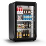 Klarstein audrey evo r�frig�rateur � boissons - 93 l, porte � double vitrage, �clairage led, temp�rature ...