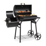 Klarstein - beef brisket smoker gril - gril au charbon de bois / fumoir , gril en acier inoxydable , ...