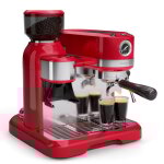 Klarstein - bella caf machine  caf en grains ? 19 bars, 1550 w, broyeur intgr 200 g, rservoir 1, ...