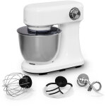 Klarstein bella evo robot p�tissier 1500w 5l bol inox, 12 vitesses, syst�me plan�taire, pulse, crochet, ...