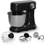 Klarstein bella evo robot p�tissier 1500w 5l bol inox, 12 vitesses, syst�me plan�taire, pulse, crochet, ...