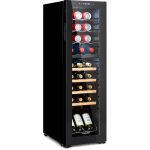 Klarstein - caves � vin, 27 bouteilles, pose libre, 2 zones de refroidissement, compresseur �conome en ...
