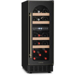 Klarstein - cave a vin encastrable, r�frig�rateur � vin, porte en verre, cave � vin vieillissement, double ...