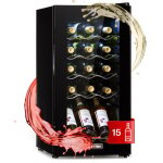 Klarstein ? cave � vin multi - temp�rature 44l ? jusqu'� 15 bouteilles ? temp�rature r�glable 5 - 18 ...