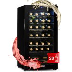 Klarstein ? cave � vin sur pieds 74l pour 28 bouteilles ? 1 zone de temp�rature 5 - 18�c ? �clairage ...