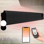 Klarstein chauffage electrique  infrarouge, chauffage de jardin 2400w, app smart wifi, tlcommande, ...