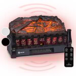 Klarstein chemin�e electrique d'int�rieur, chauffage electrique de 1800w, fausse chemin�e decorative ...